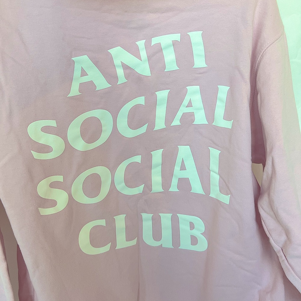 Anti Social Social Club Pink Hoodie